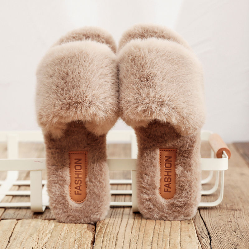Cotton Slippers Female Cute Net Red Ins