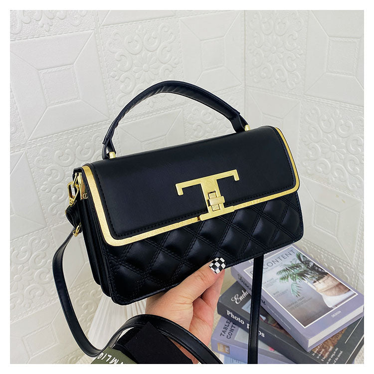 Andheld Brev Enkelt Skuldertaske Bredbånd Crossbody