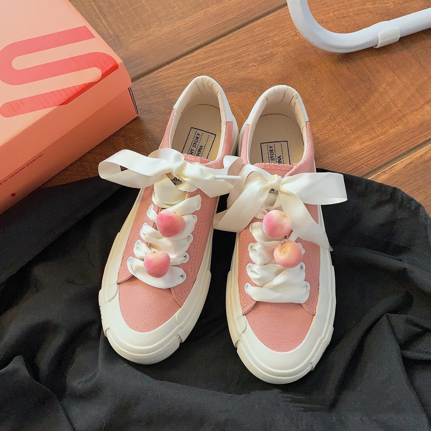 Women's Bow Canvas Flat Casual Sneakers