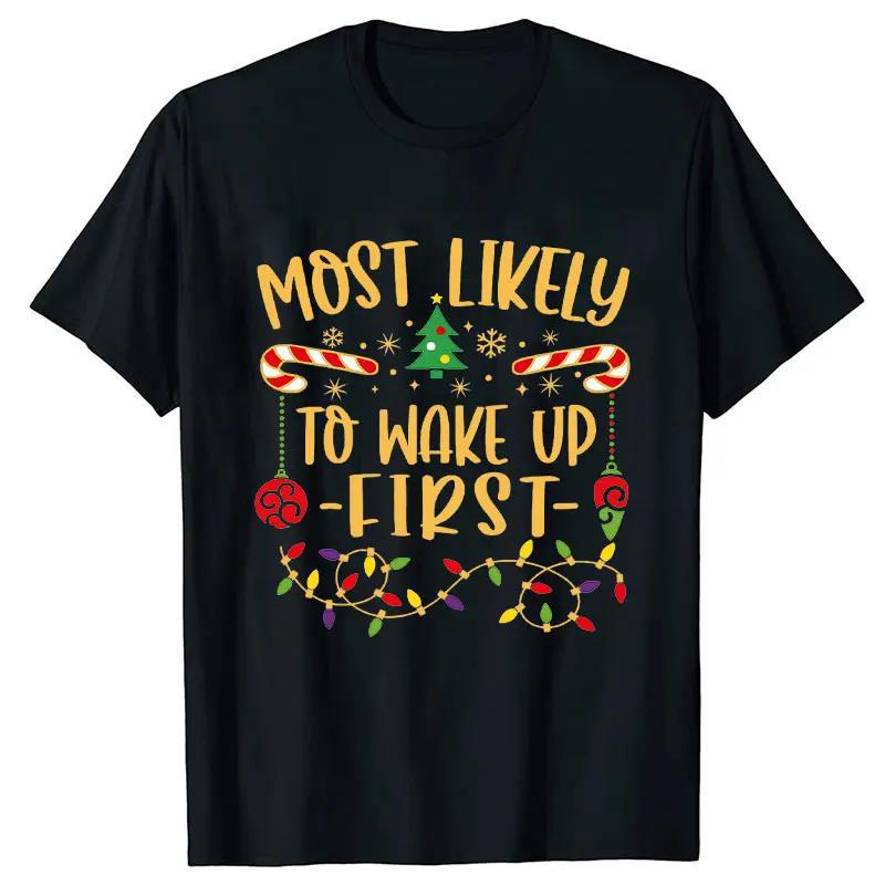 Christmas Family Matching Party T-shirt Women's Merry Christmas