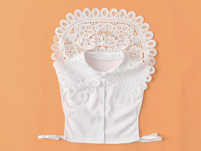 New Product Bust Collar Chiffon Inner Base Sweater