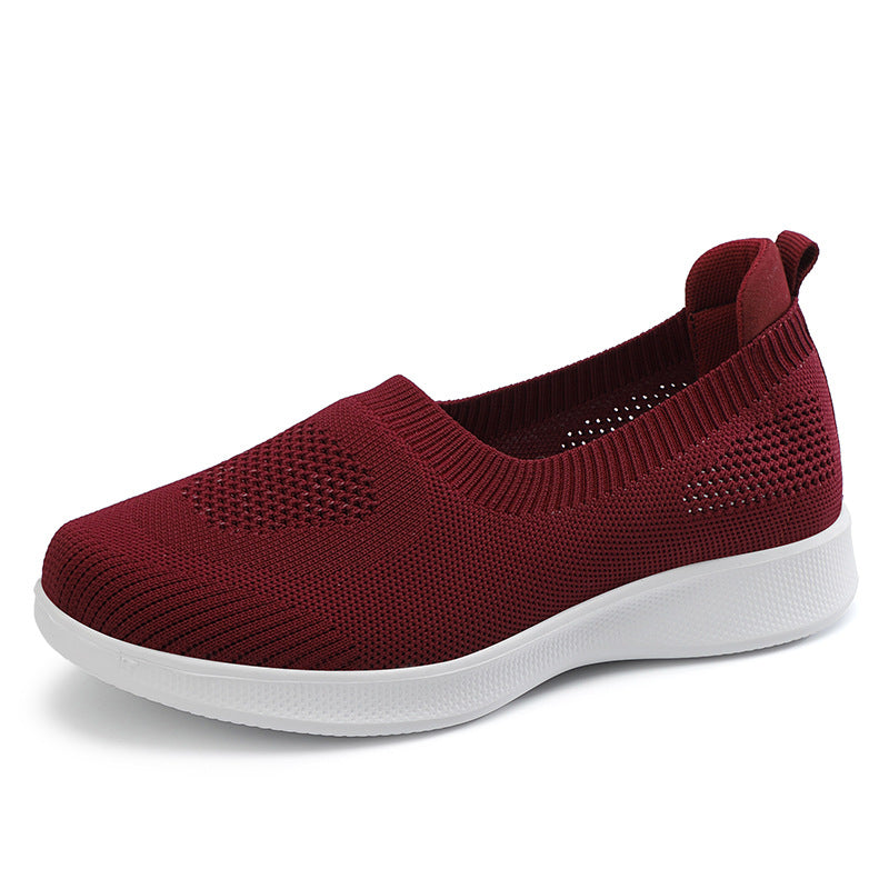 Leisure Soft Bottom Mom Shoes Slip-on Sports Large Size