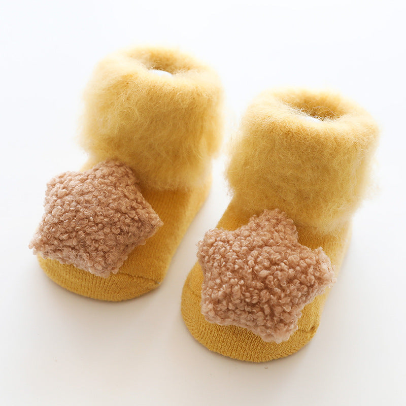 Non-slip Floor Socks Three-dimensional Doll Baby