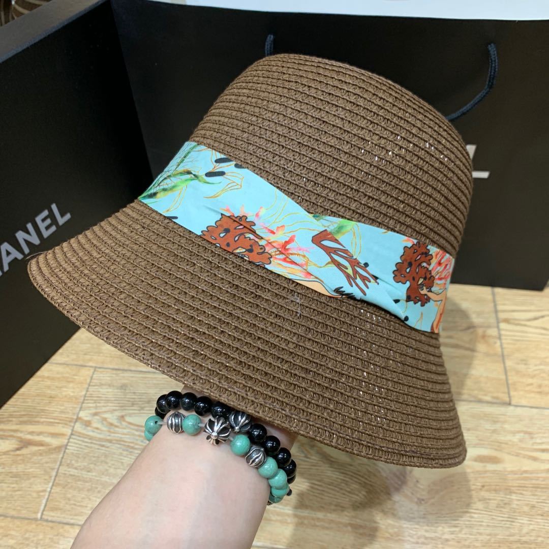 New Mermaid Ribbon Sunscreen Sunshade Bucket Hat
