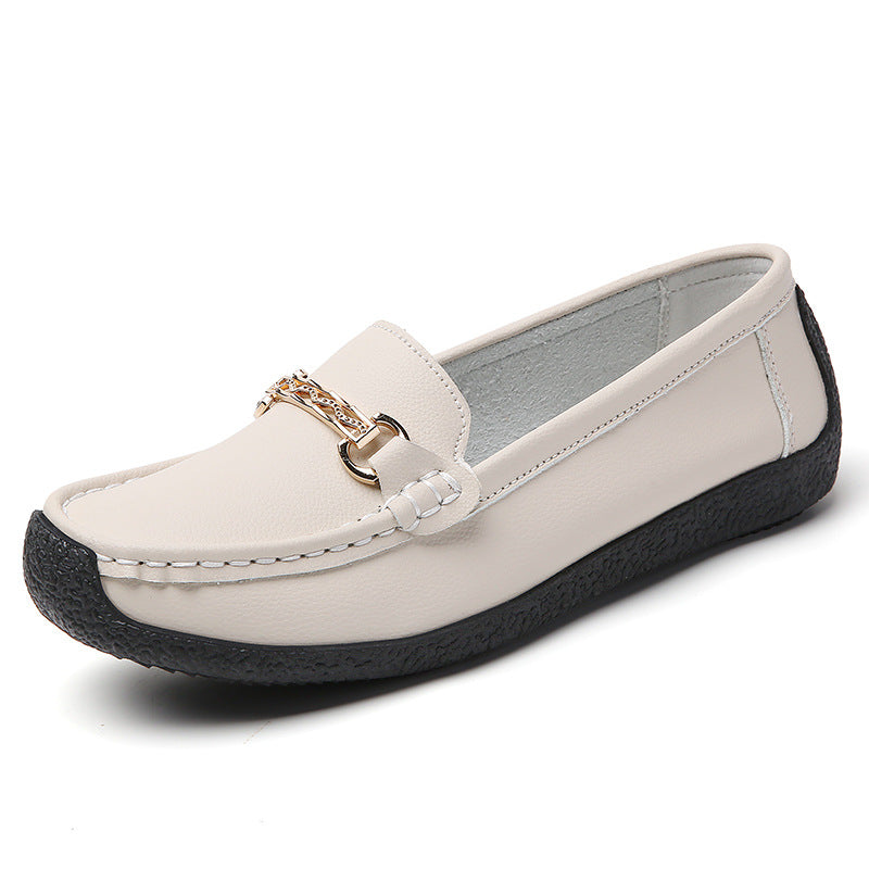 Leisure Women's Flat-heeled Shoes Soft Bottom Soft Surface