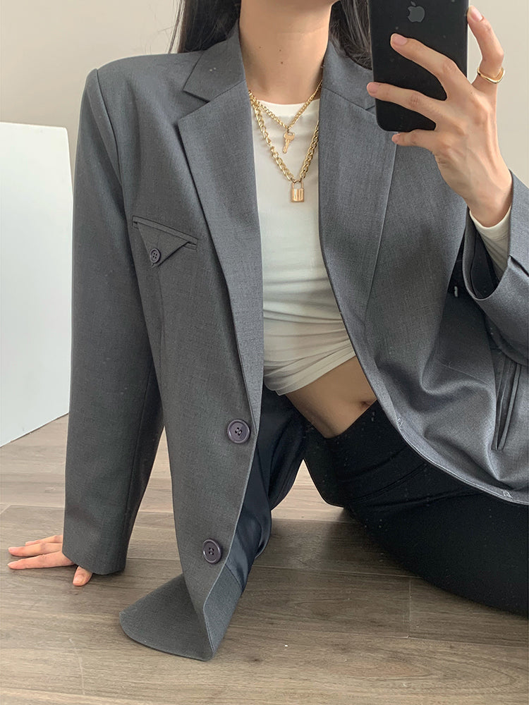 Loose Oversized High-end Suit Top