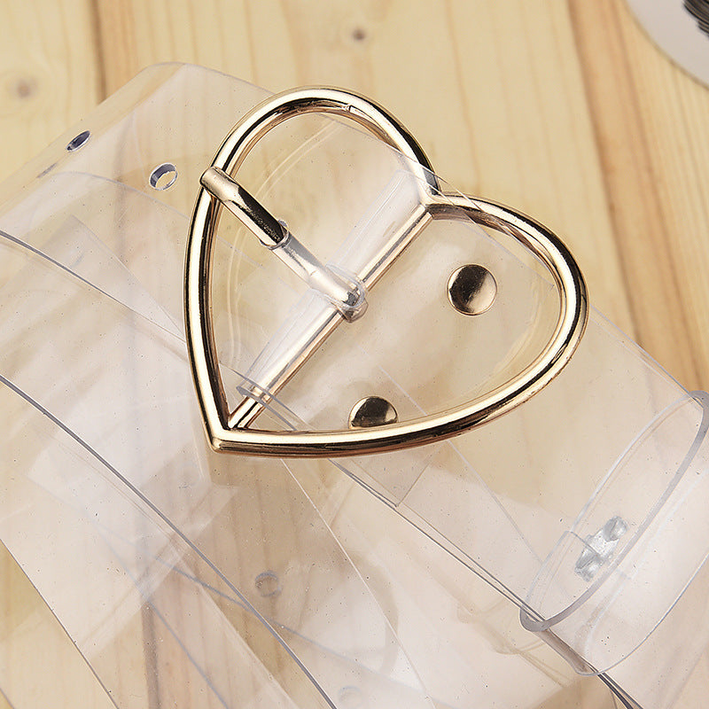 Women's Fashion Simple And Easy To Match Casual Love Belt