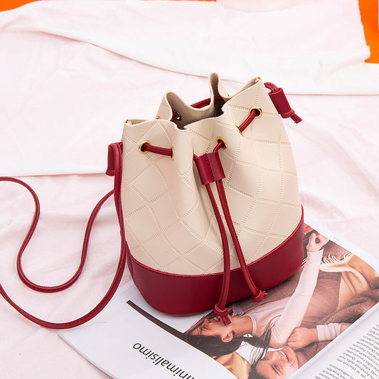 Chaolingge Fashion Bucket Bag Versatile Crossbody