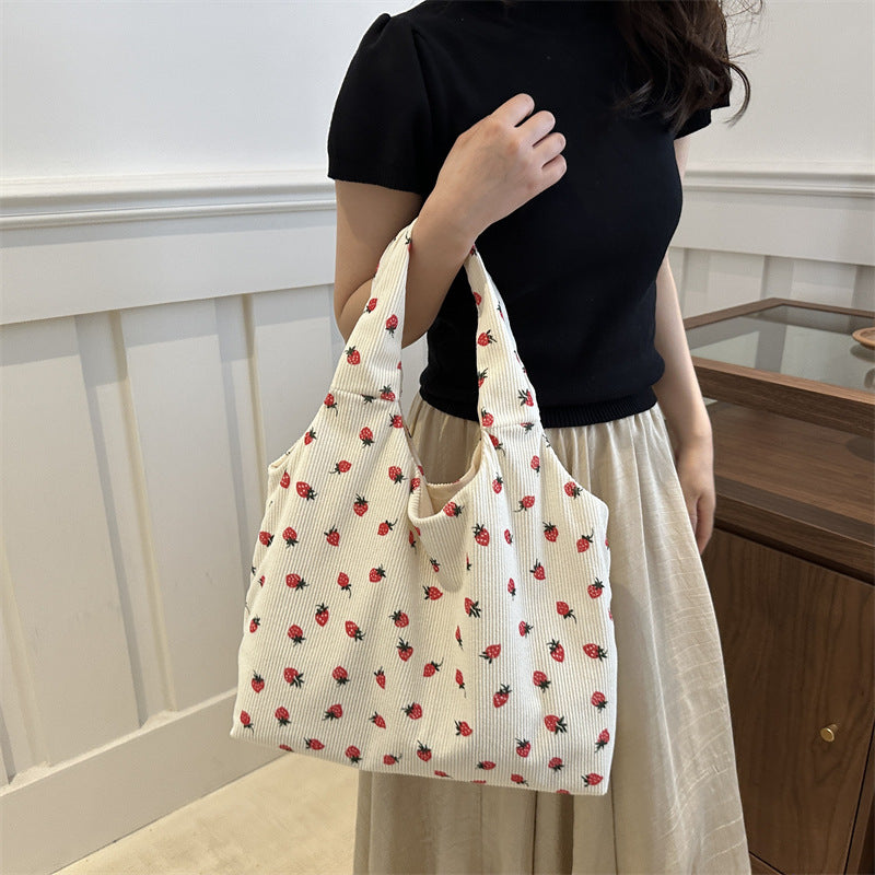 Portable Tote Bag Large Capacity Beautiful Simple