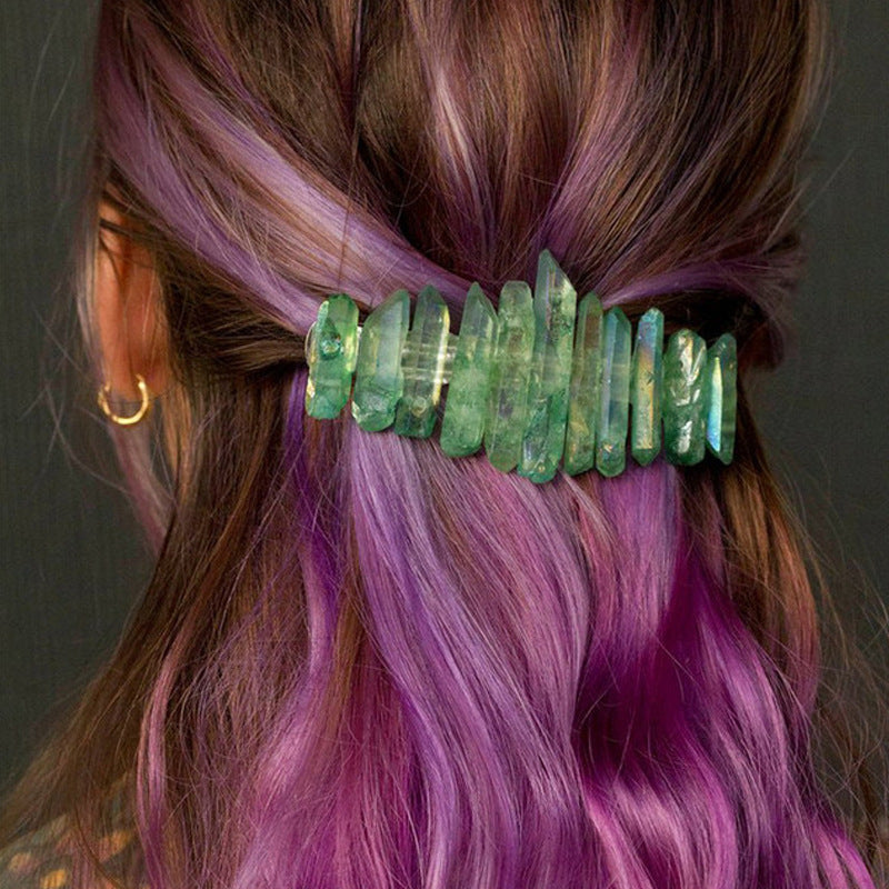 Multicolor Spring Crystal Hairpin Headwear 8cm