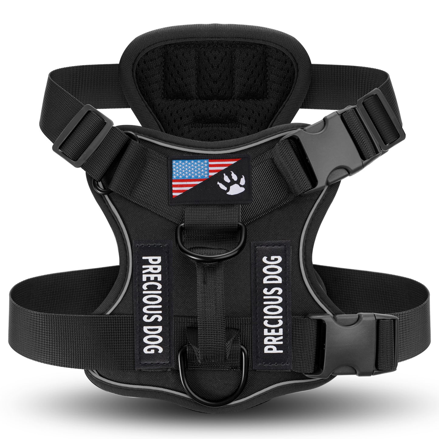 Large Dog Tactical Chest Strap Vest
