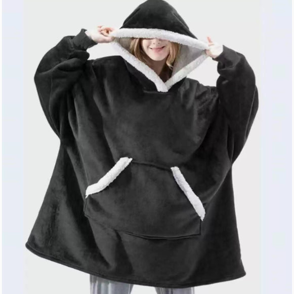 Women's Winter Flannel Loungewear Casual Hoodie