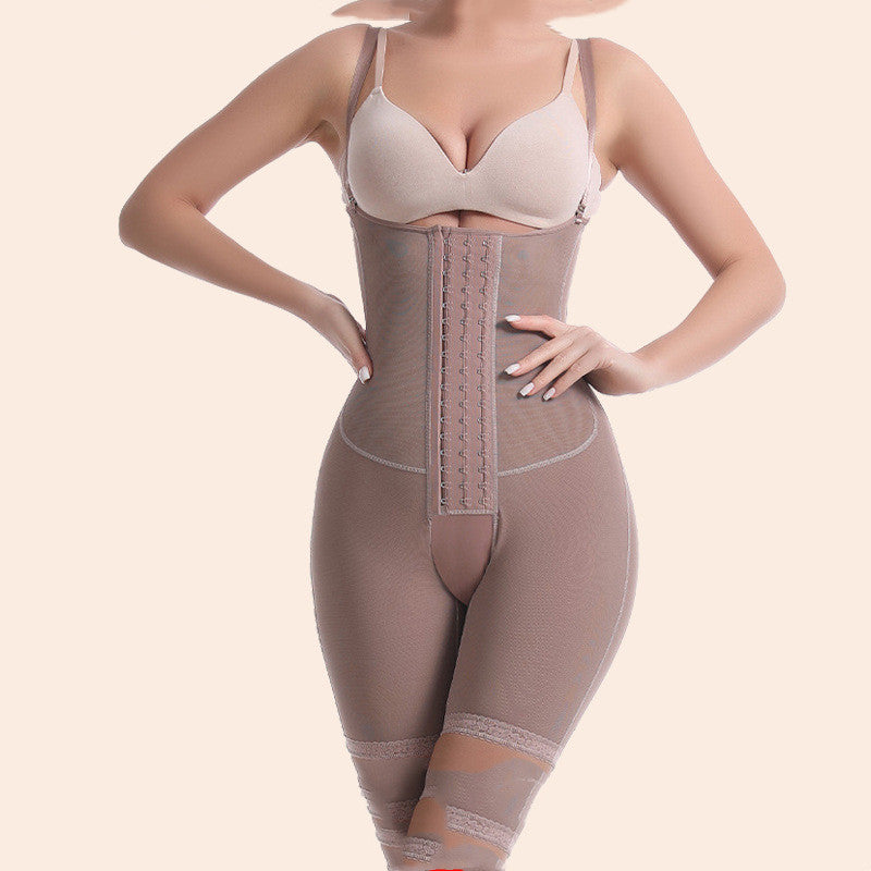 High Elastic Mesh Camisole Crotch Belly Contracting Hip Lifting Corset