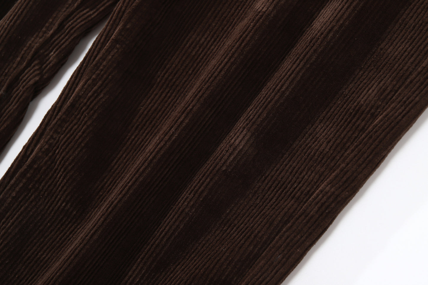 Brown Trousers Pure Color Cotton Lantern