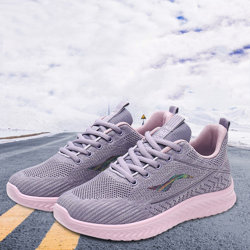 Running Flying Knit Soft Sole Women's Shoes
