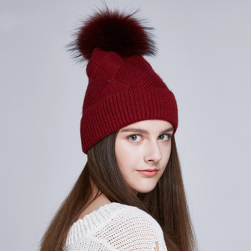 Women's Warm Ear Protection Wool Hat