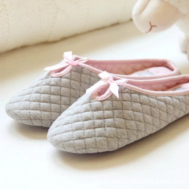 Spring And Autumn Indoor Home Furnishing Fabric Slippers