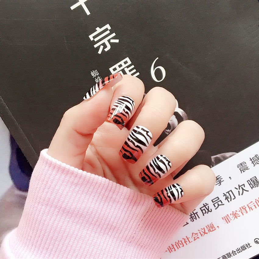 Removable Wear Nail Art Ballet A Fake Nail Patch