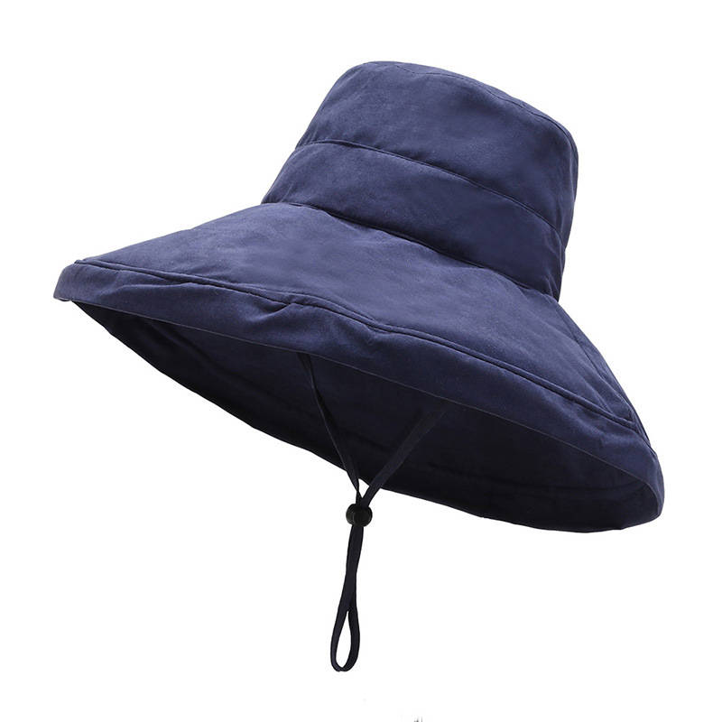 Women's Oversized Brim Shade New Peach Skin Bucket Hat