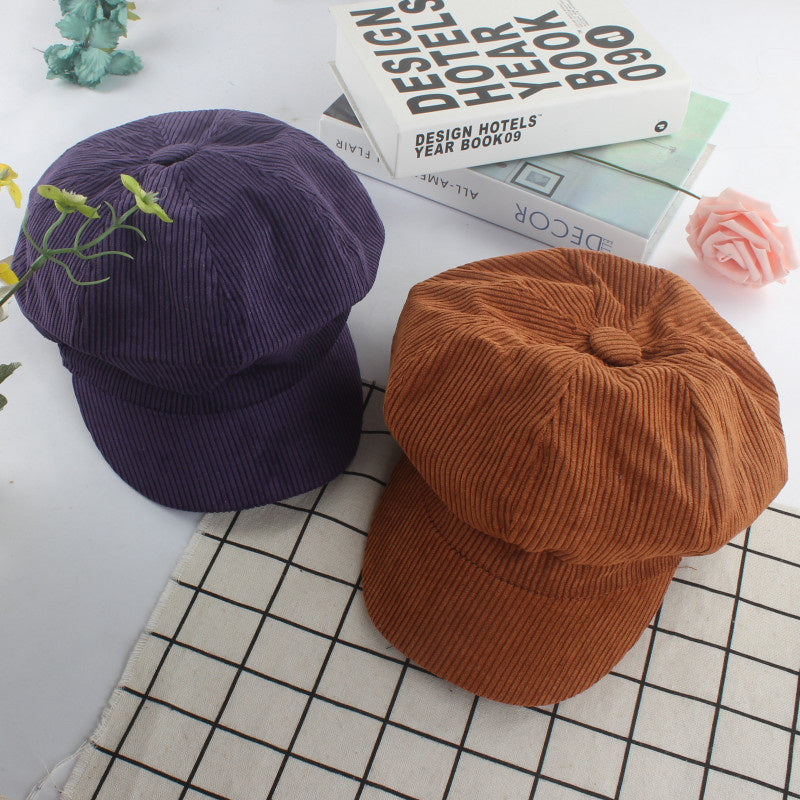 Men And Women Fashion Simple Solid Color Beret