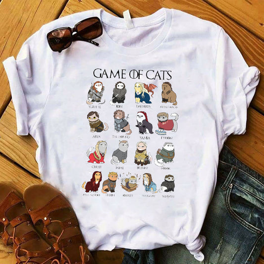 New Women's Printed Letters Fashion Casual T-Shirt