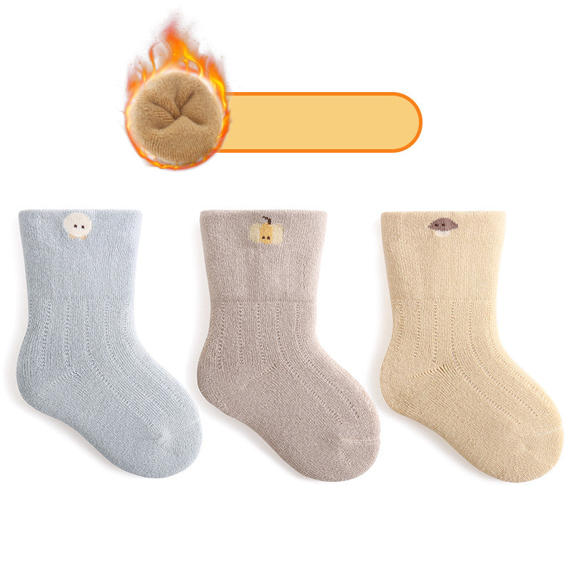 Keep Warm Newborn Baby Socks Pure Cotton