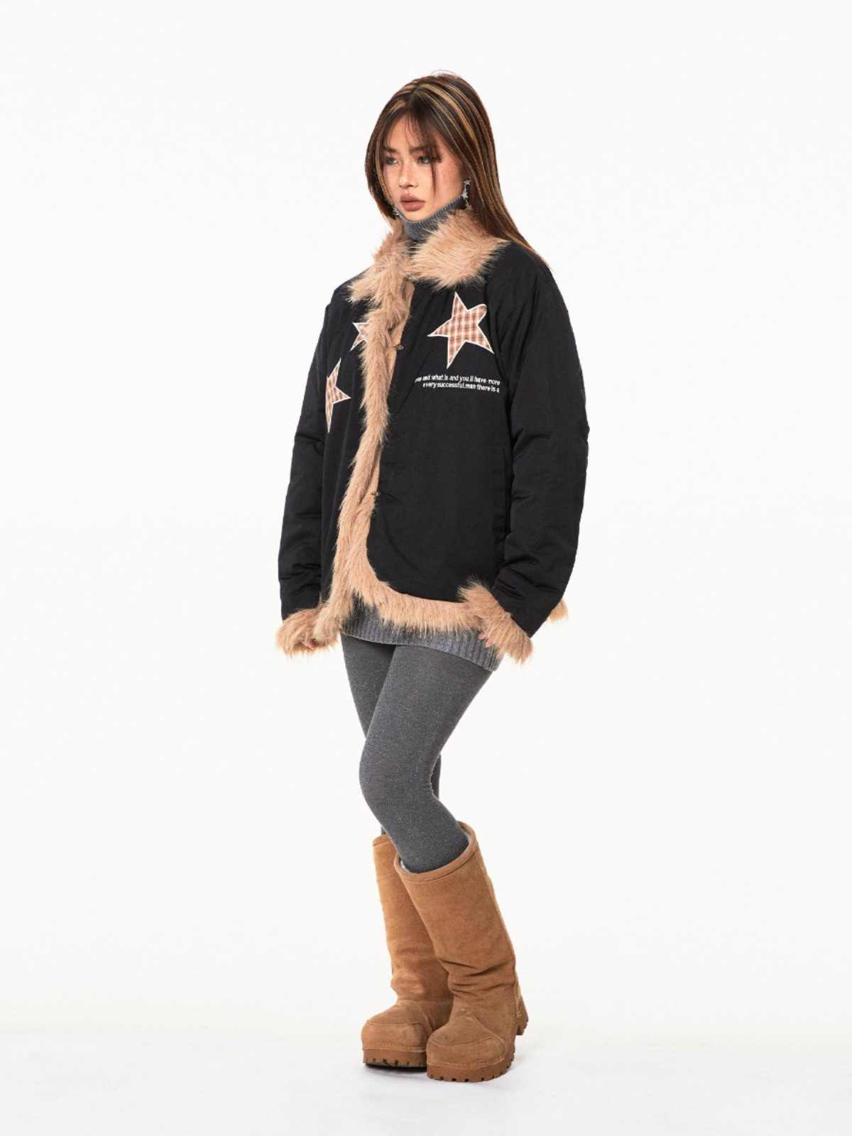 Winter Temperament Wild Slimming Small Coat