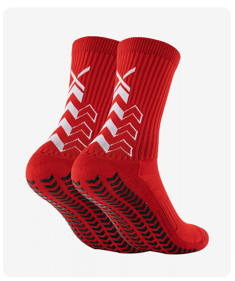 Thickened Middle Arrow Dispensing Towel Bottom Long Tube Non-slip Socks
