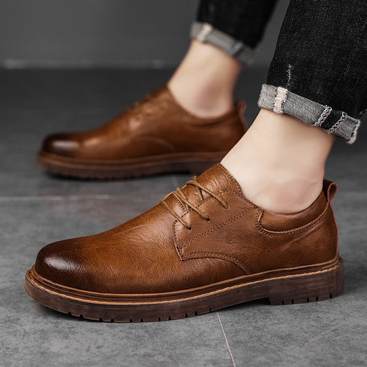 Men's Business Suits And Casual Leather Shoes