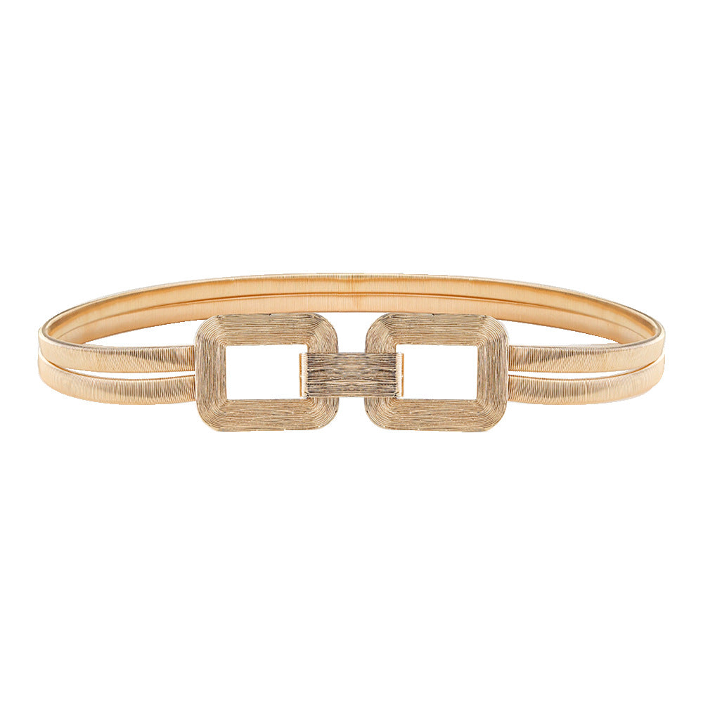 Minimalist Women's Decoration With Elastic Waistband And Versatile Waist Chain