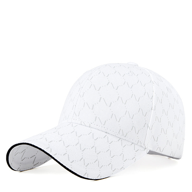 Korean Style Printed Baseball Cap Boy And Girl Sunshade