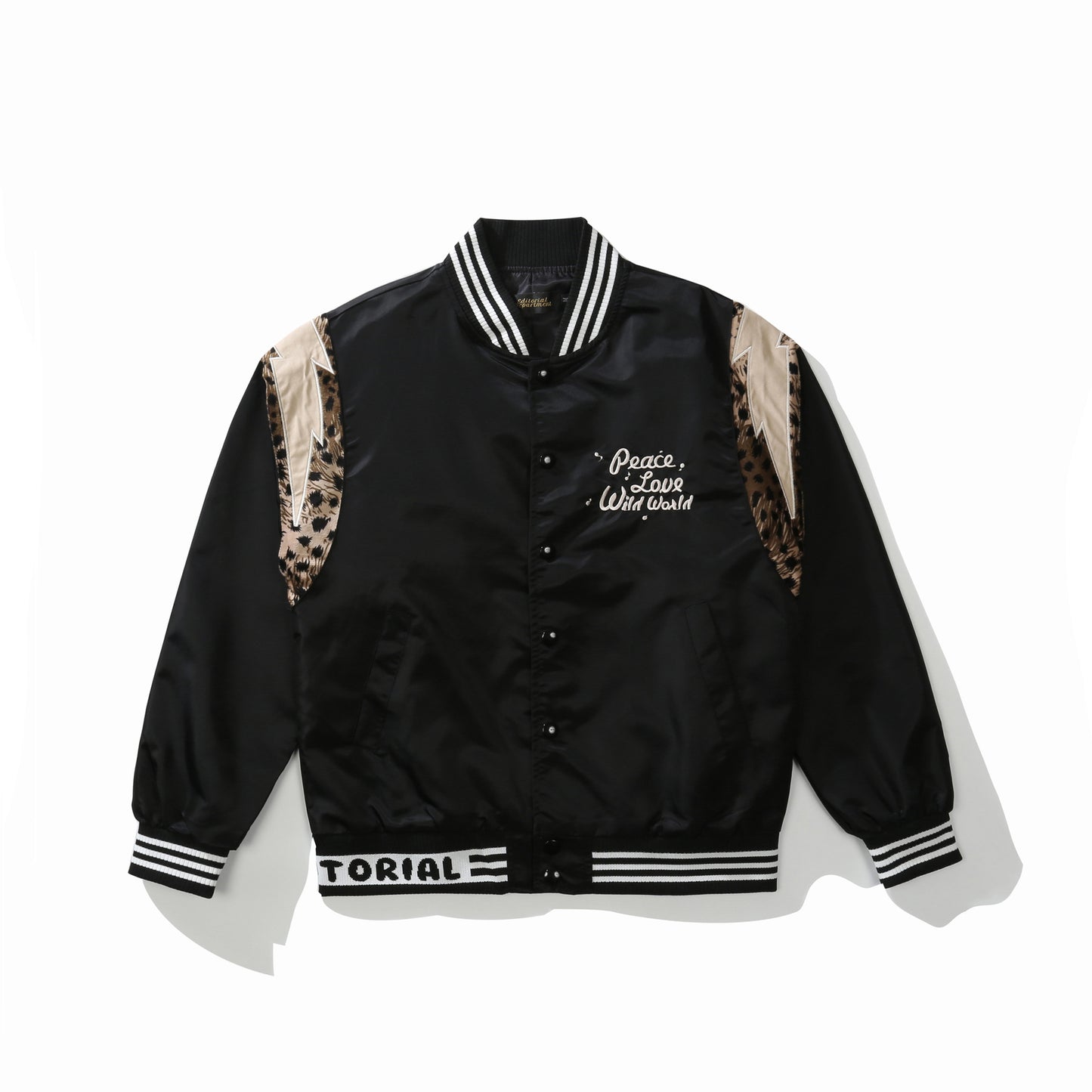 Men's Street Retro High Street Leopard Print Versatile Breasted Jacket