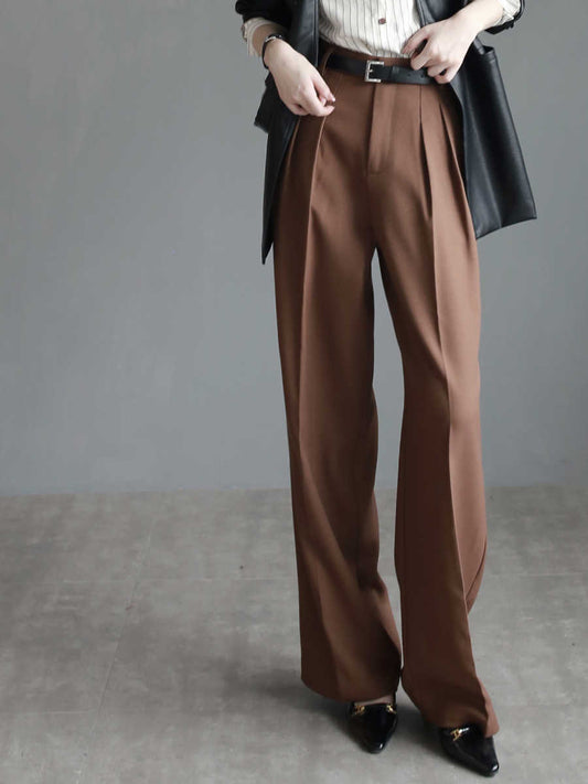Suit Pants Women's Slim Wide-leg Pants Mopping Floor Straight-leg Trousers