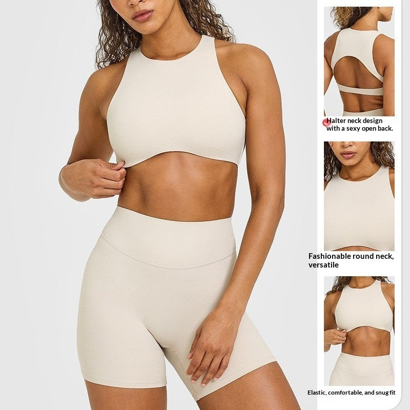 Naked Yoga Vest Sports Backless