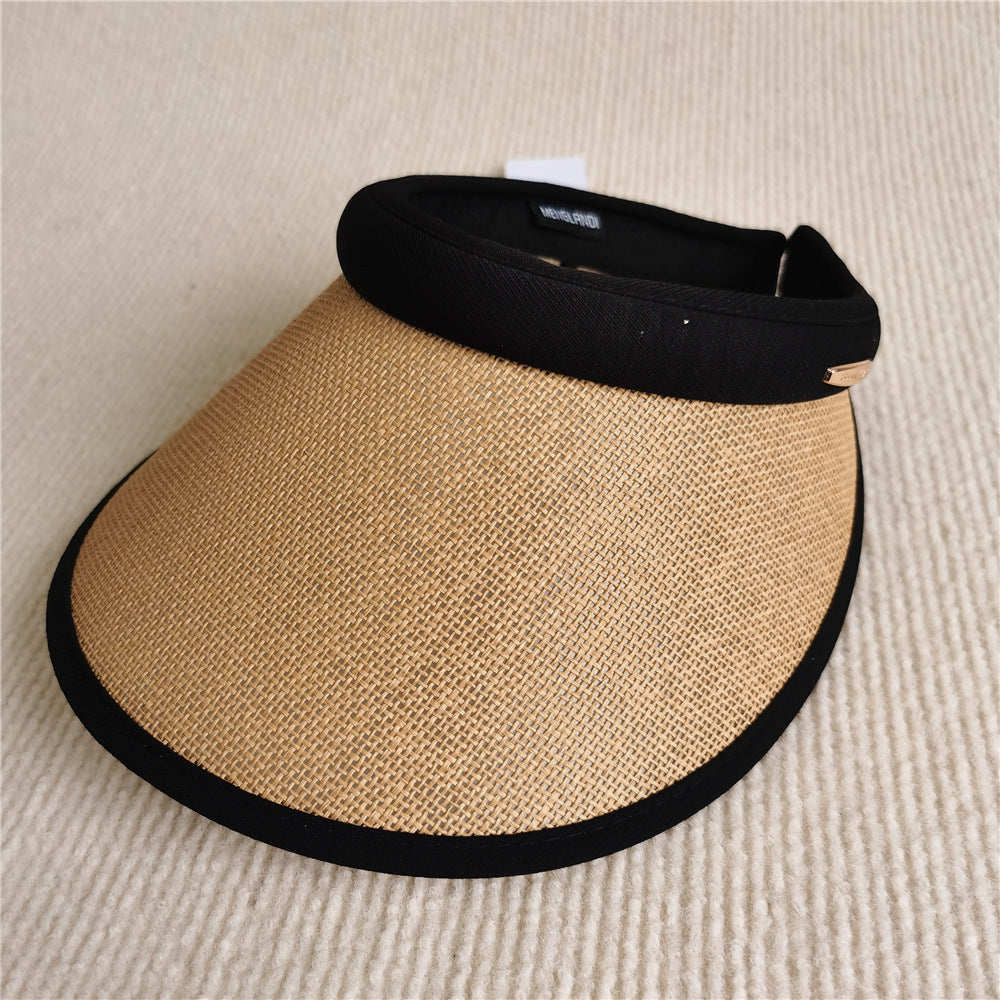 Women's Japanese Linen Composite Sunshade Empty Top Hat