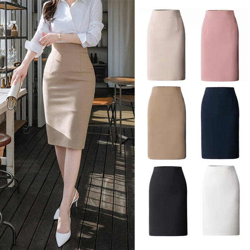 High Waist Slimming Office Lady Skirt