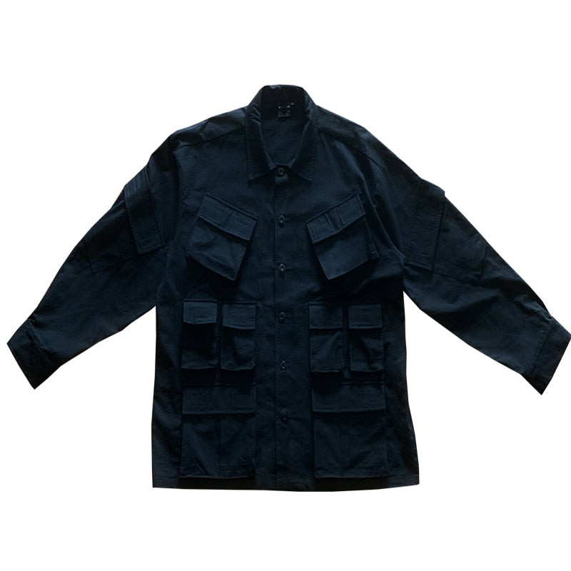 Heavy Industry Custom Spring And Autumn New Japanese Style Workwear Jacket Shirt