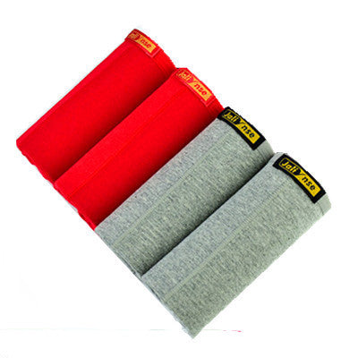 Women's Cotton Solid Color Mid-waist Boxer Briefs