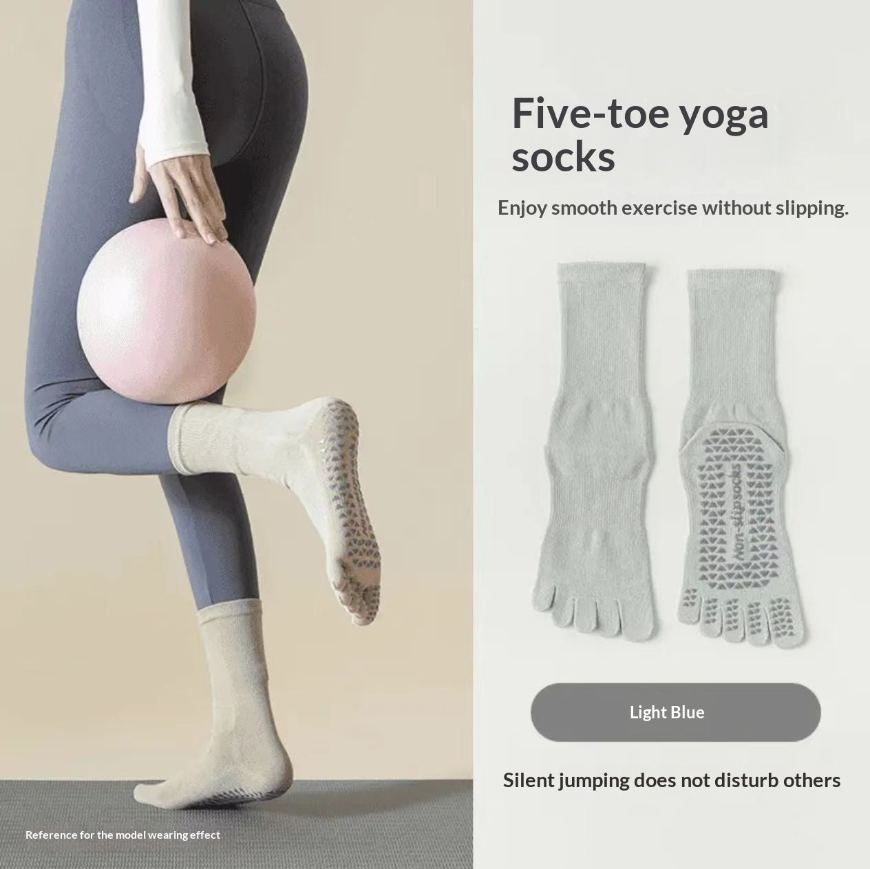 Womens Calf-length Fitness Socks For Running Muscle-support Compression Long Yoga Socks
