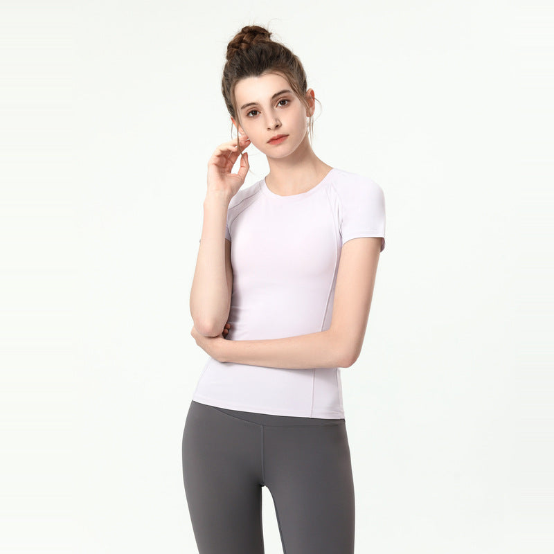 Women's Fashion Yoga Short Sleeve