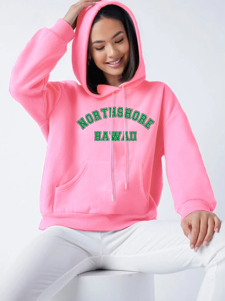 Trendy Women's Sweater Alphabet Personalized Print