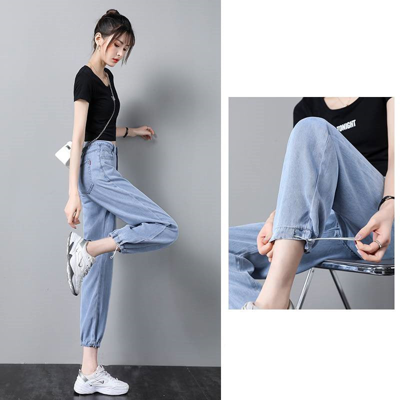 Tencel Harlan Jeans Women Summer Thin Section