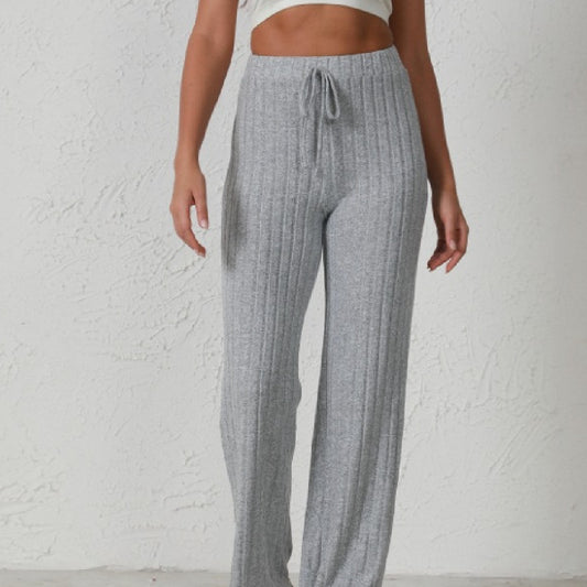 Women's Fashion Casual Loose Straight Trousers