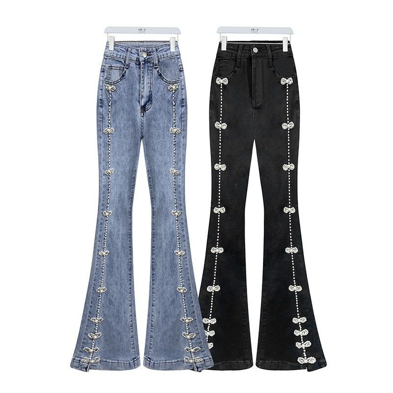 Black Jeans Women's High Waist Tight And Thin