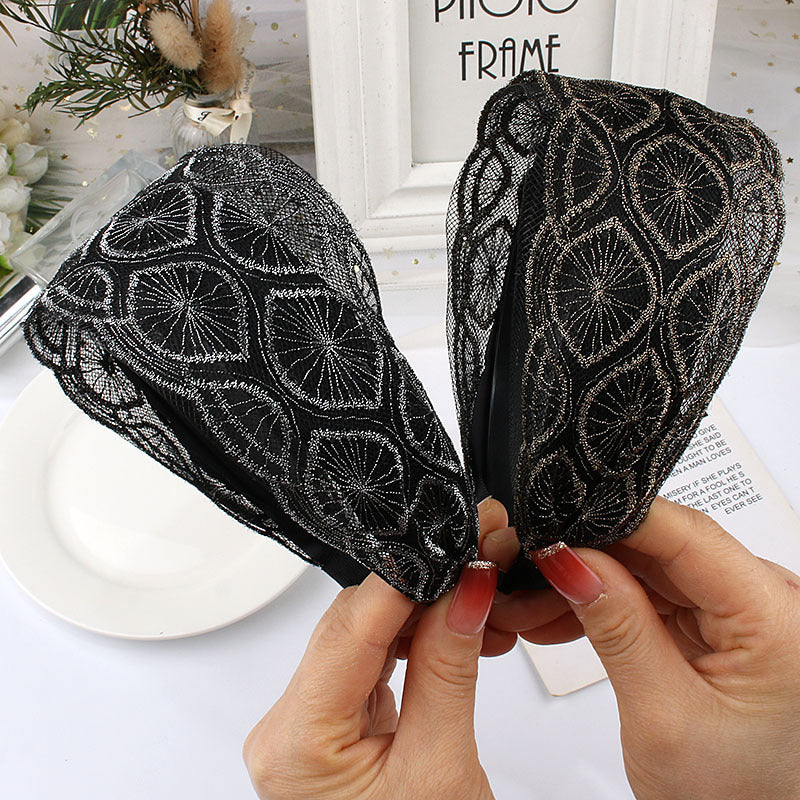 Headband Female Toothed Non-slip Wide Edge