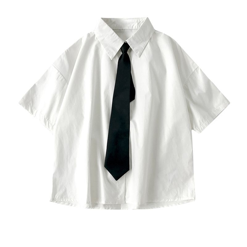 New Summer Loose Casual Short-sleeved Shirt