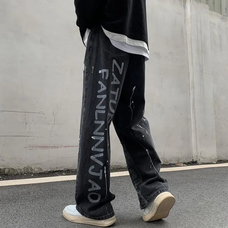Men's And Women's Same Stitching Jeans