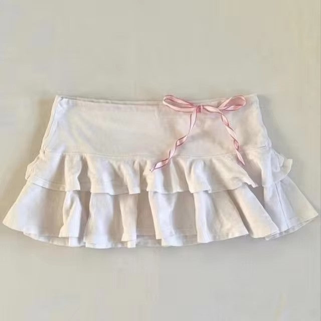 Women's Fashion Ribbon Bow Cake Dress
