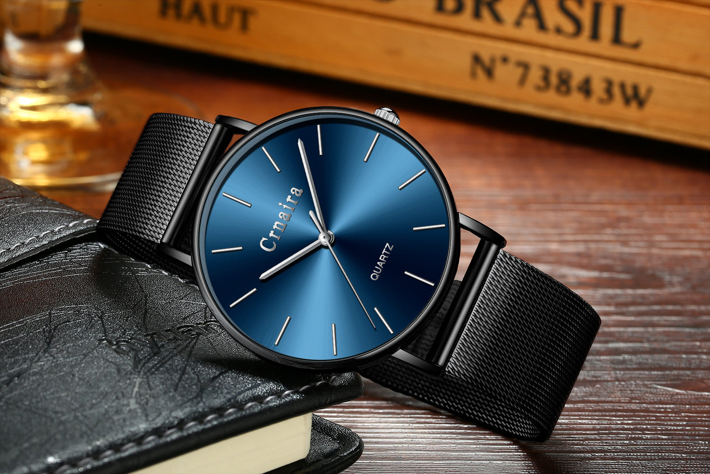 Men's Quartz Fashion Waterproof Simple Watch