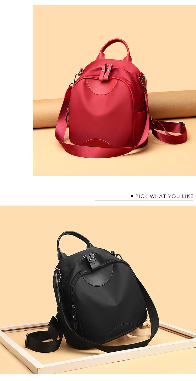 Large Capacity Travel Women's Casual Oxford Cloth Backpack